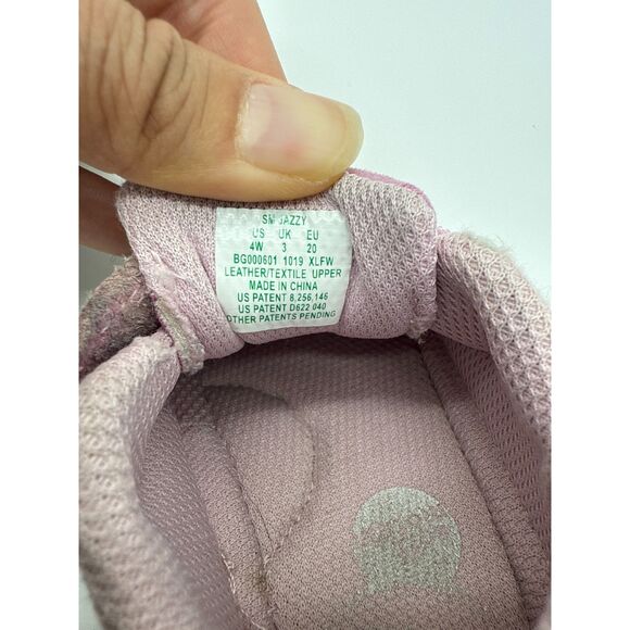 Stride Rite Jazzy Size Toddler 4W Pink White Sneakers - Picture 6 of 6